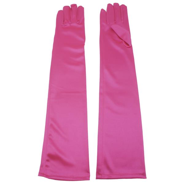 SATIN LONG GLOVES SILKY GLOVES