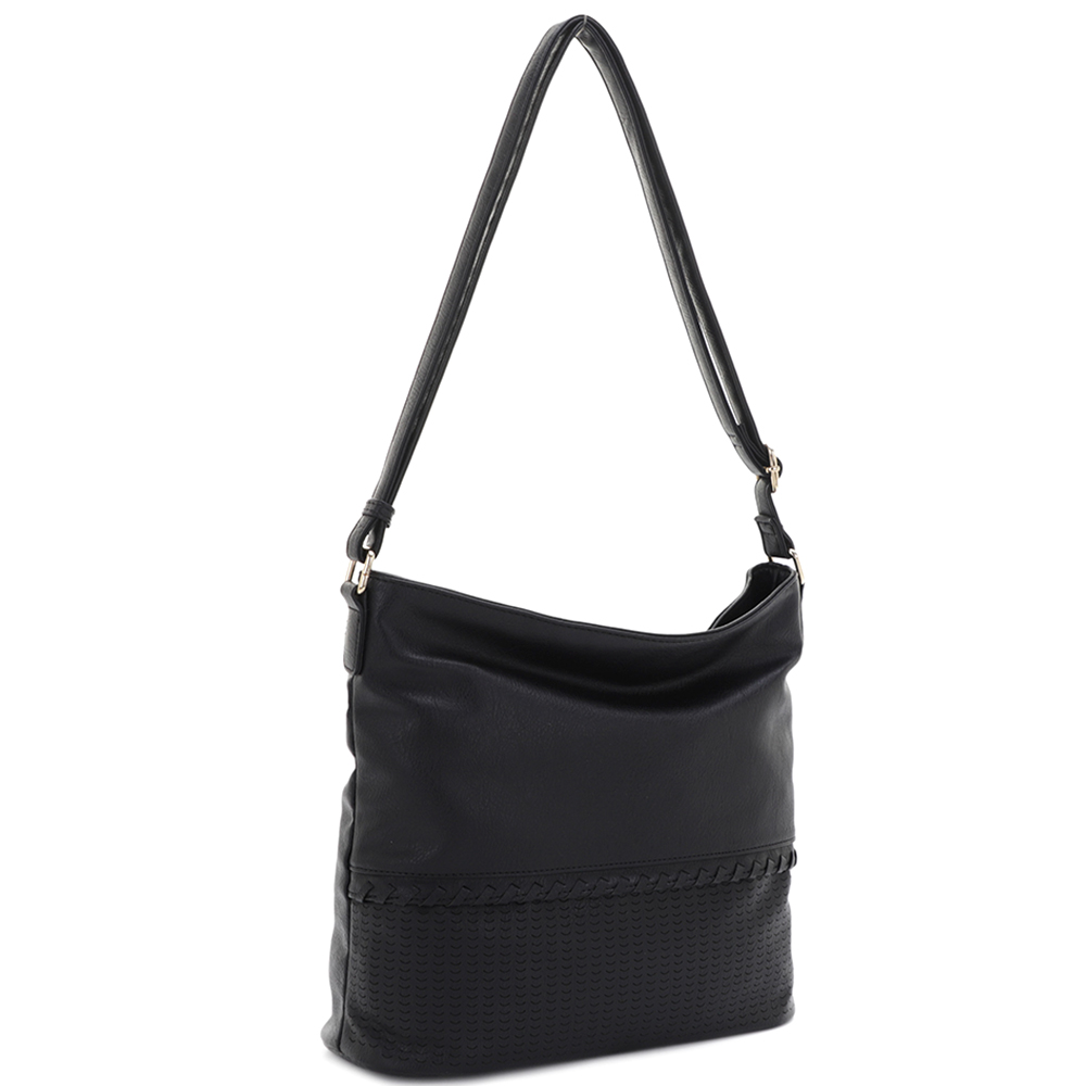 SMOOTH CROSSBODY SHOULDER TOTE BAG