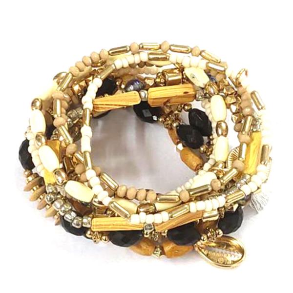 BOHO STACKING STRETCH BRACELET SET