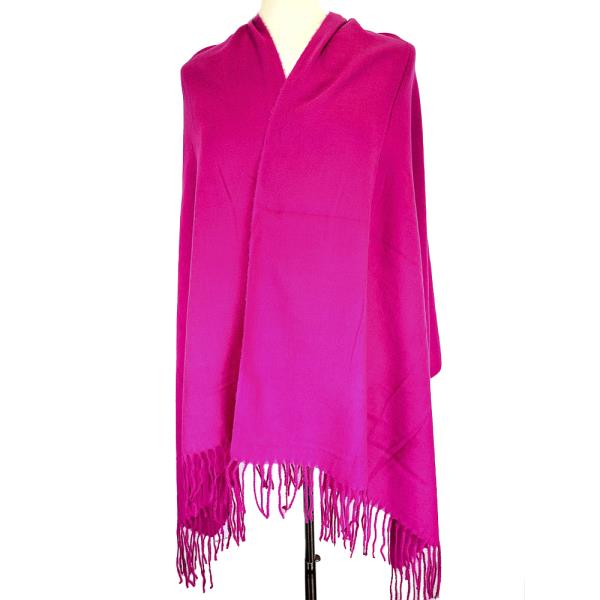 SOLID COLOR OBLONG SHAWL SCARF