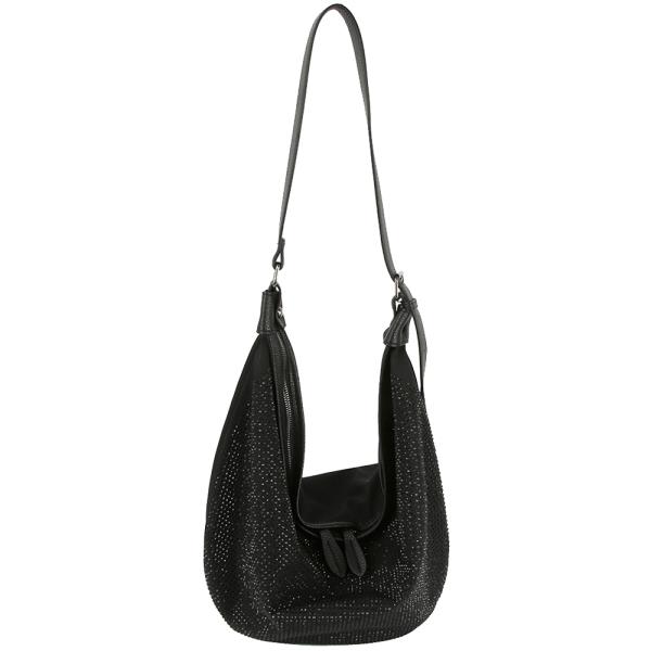 FASHION TEXTURE HOBO CROSSBODY BAG
