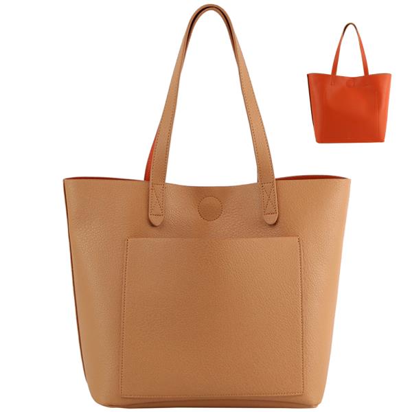 FASHION SMOOTH REVERSIBLE TOTE BAG