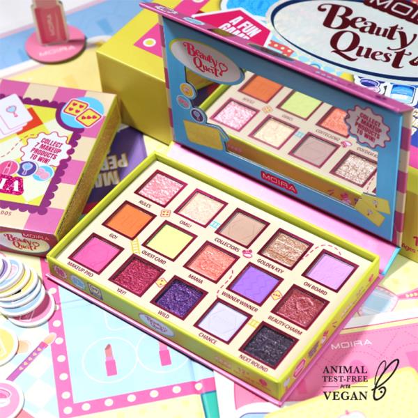 MOIRA BEAUTY ADVENTURE PRESSED PIGMENT PALETTE