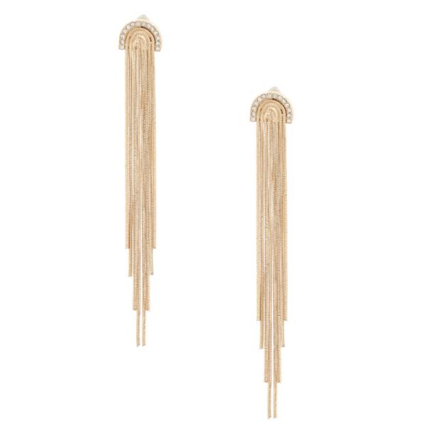 SODAJO U SHAPE METAL CHAIN DANGLE EARRING