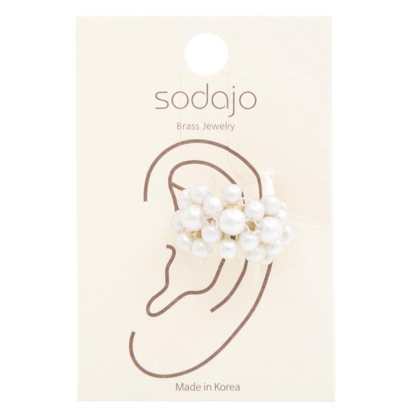 SODAJO PEARL BEAD EAR CUFF