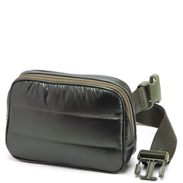 FASHION SMOOTH CUSHION ZIPPER BAG