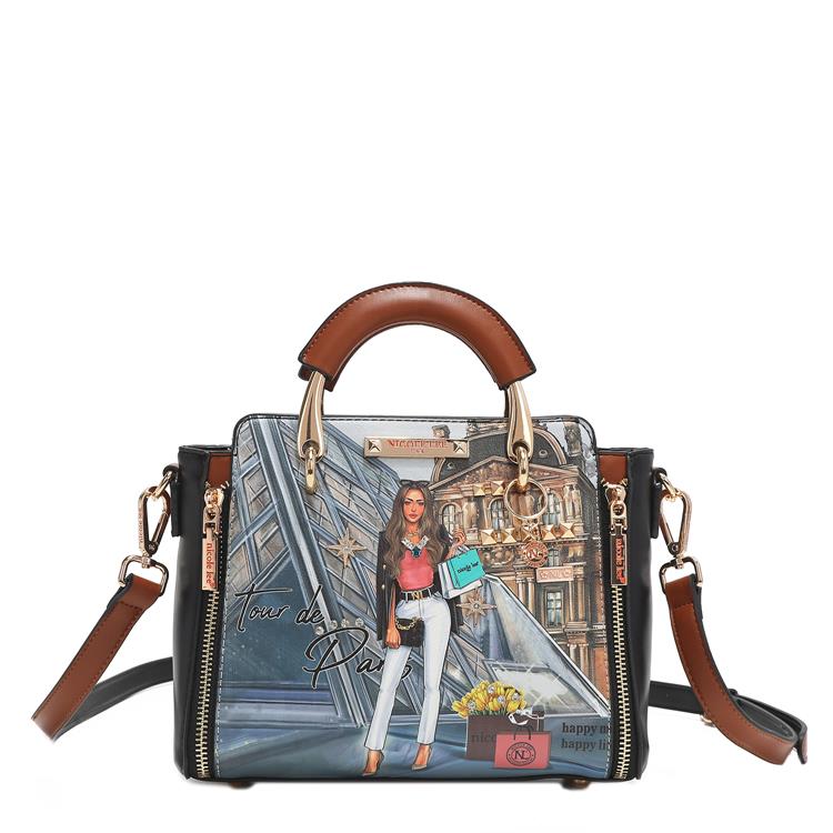 TOUR DE PARIS SMALL ZIP HANDBAG 